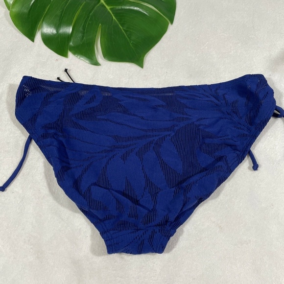NEW Robin Piccone Hana Side‎ Tie String Bikini Bottom Sapphire [SZ Large ] - Picture 7 of 9